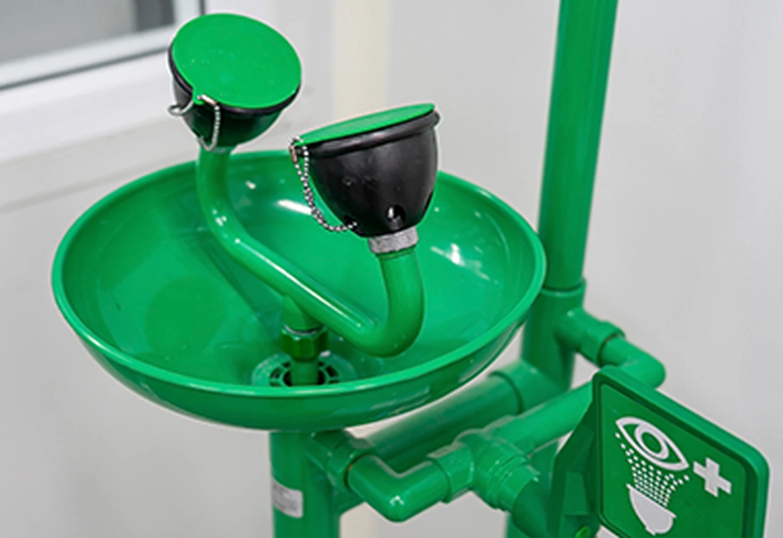 Critical safety application — eyewash station